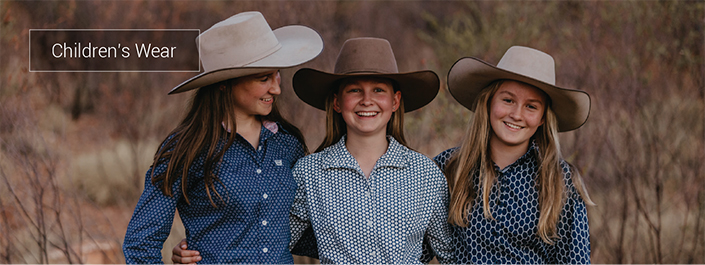 Ariat, Akubra, Cinch, Wrangler, R M Williams